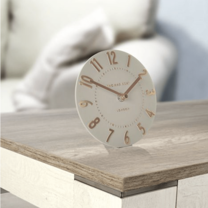 Thomas Kent - Mulberry Rose Gold Mantel Clock